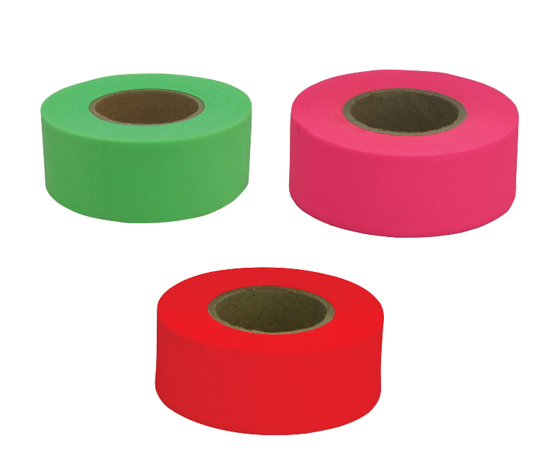 150' Ch Hanson Pvc Flagging Tape Marking Ribbon High Visibility ~pick Color! New